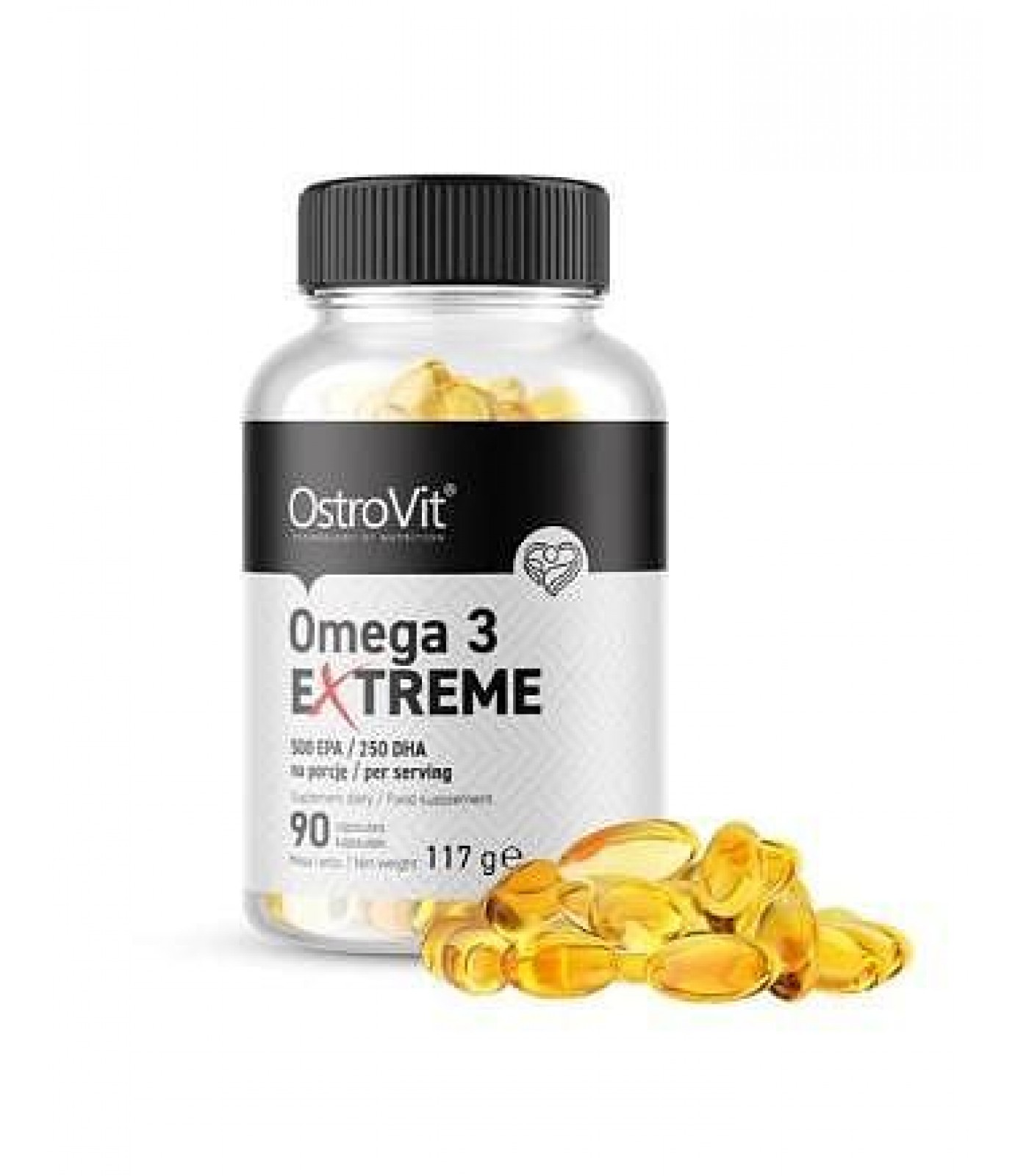 OstroVit Omega 3 Extreme | 75% EPA + DHA / 90softgels